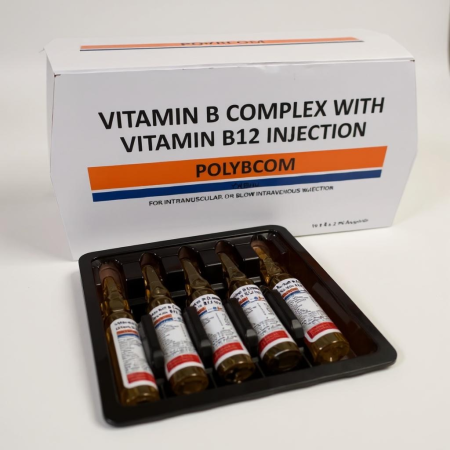 POLYBCOM – Vitamin B Complex with Vitamin B12 Injection 5x 1 ml